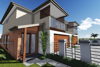 Centenary Heights - Duplex Fusion Building Design Toowoomba New Unit Designers Architects